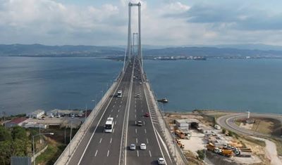 Osmangazi Köprüsü’nde İstanbul-Bursa yönü trafiğe kapatılacak