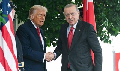 Cumhurbaşkanı Erdoğan, ABD Başkanı Trump ile görüştü