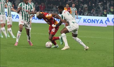 Galatasaray, Konya deplasmanında farklı kazandı