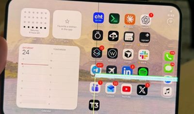 Samsung iPhone Duo'daki ekran sorununu reklam malzemesi yaptı