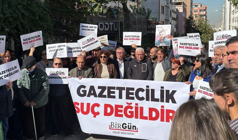 ‘Dostumuz İsmail Arı’yı ve tutuklu gazetecileri serbest bırakın’